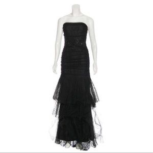 Marchesa Notte black gown